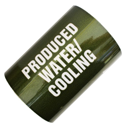 PRODUCED WATER / COOLING - All Weather Pipe Identification (ID) Tape