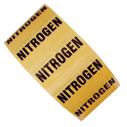 NITROGEN (N2) - All Weather Pipe Identification (ID) Tape