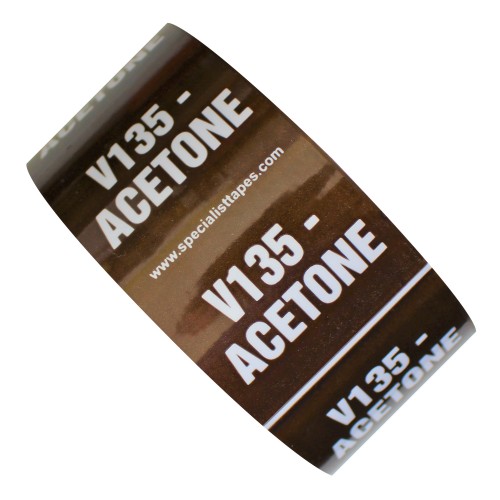 V135 ACETONE - All Weather Pipe Identification (ID) Tape