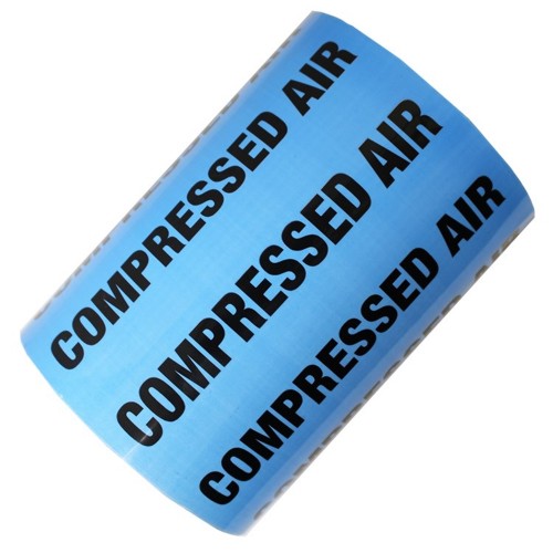 COMPRESSED AIR (150mm) - All Weather Pipe Identification (ID) Tape
