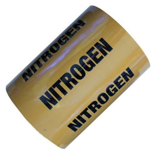 NITROGEN (N2) (150mm) - All Weather Pipe Identification (ID) Tape