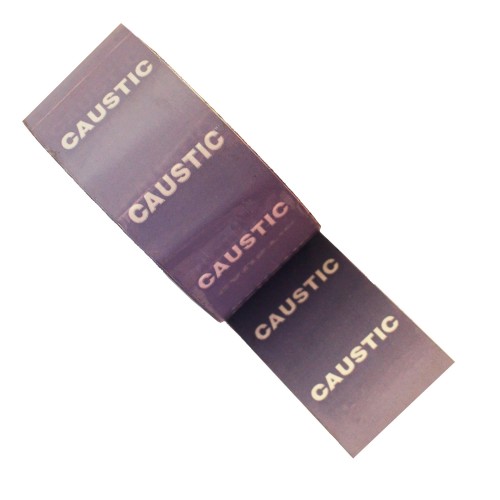 CAUSTIC - Colour Printed Pipe Identification (ID) Tape