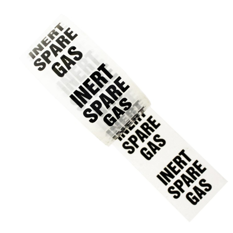 INERT SPARE GAS - White Printed Pipe Identification (ID) Tape- Campbell ...