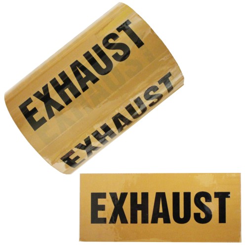 EXHAUST - Pipe Identification (ID) Labels