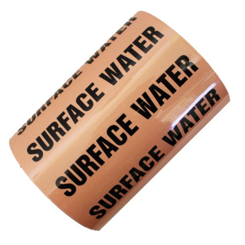 SURFACE WATER - All Weather Pipe Identification (ID) Tape