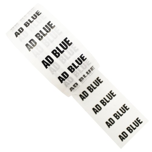 AD BLUE - White Printed Pipe Identification (ID) Tape