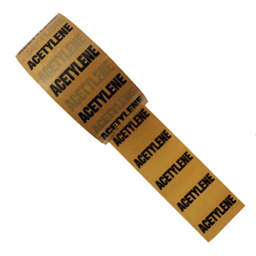 ACETYLENE (C2H2) - Colour Printed Pipe Identification (ID) Tape