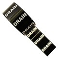 DRAIN - Colour Printed Pipe Identification (ID) Tape