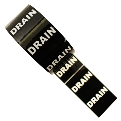 DRAIN - Colour Printed Pipe Identification (ID) Tape