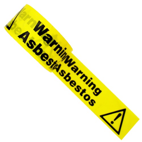 WARNING ASBESTOS HAZARD - General Purpose Warning Tape