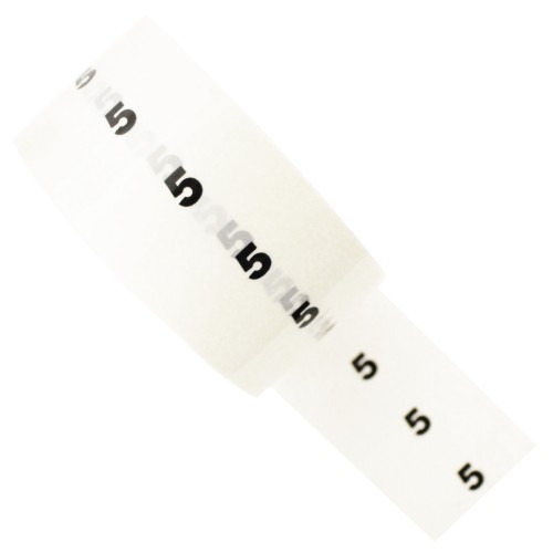 5 - White Printed Pipe Identification (ID) Tape