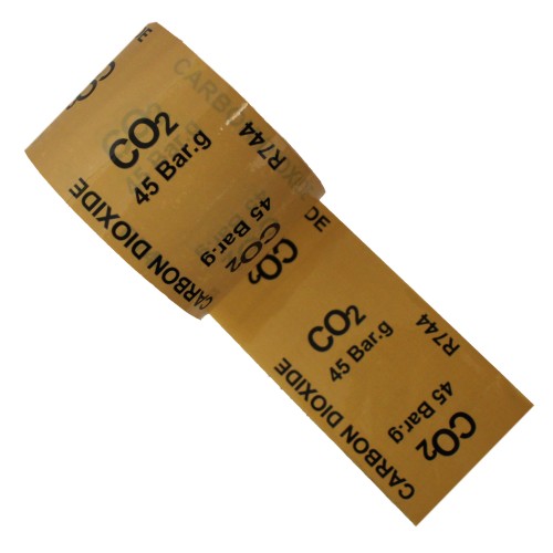 CO2 CARBON DIOXIDE 45 Bar.g R744 - Colour Printed Pipe Identification (ID) Tape