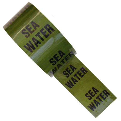 SEA WATER - Colour Printed Pipe Identification (ID) Tape