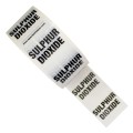 SULPHUR DIOXIDE (SO2) - White Printed Pipe Identification (ID) Tape