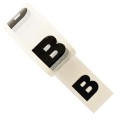 B - White Printed Pipe Identification (ID) Tape