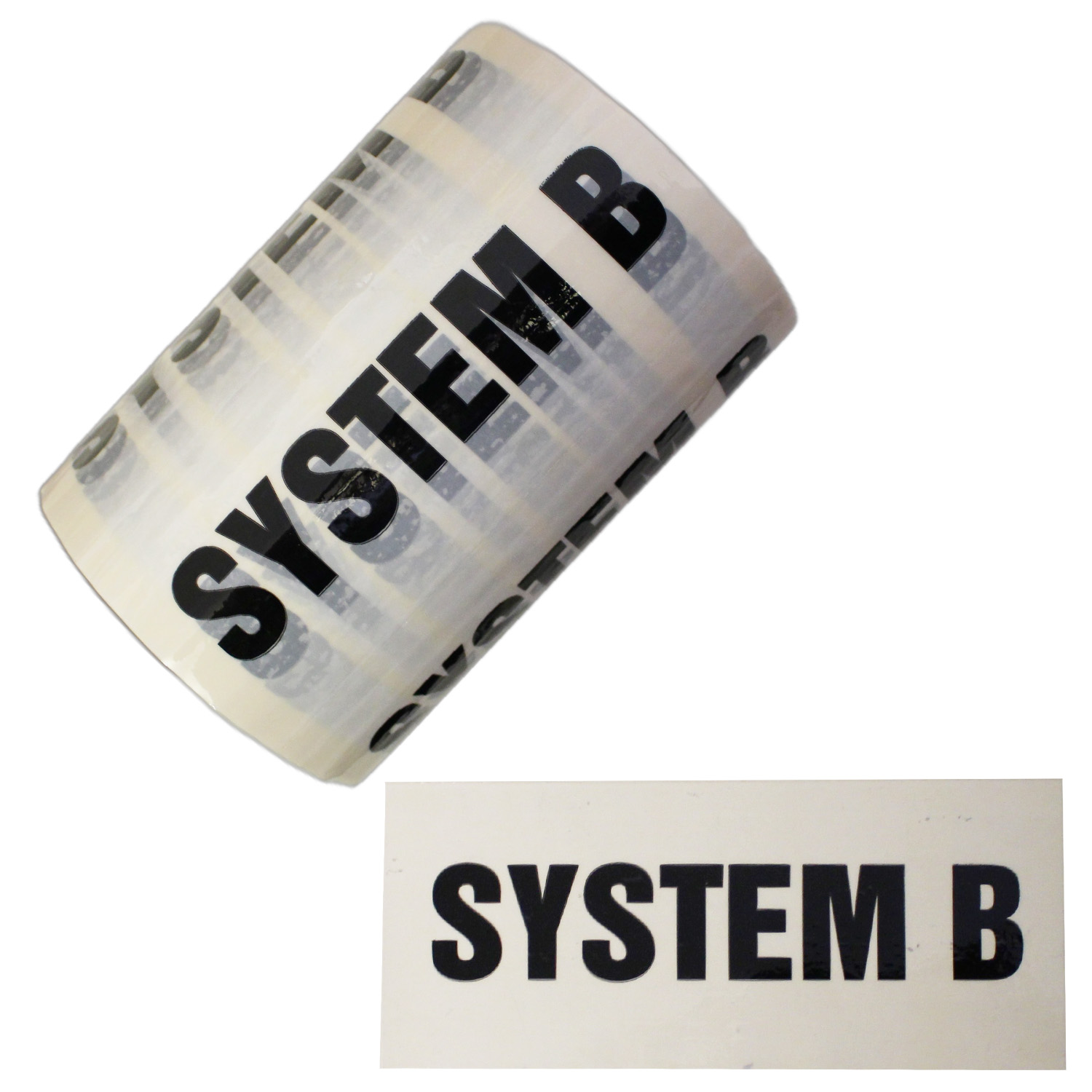 SYSTEM B Pipe Identification (ID) Labels Campbell International