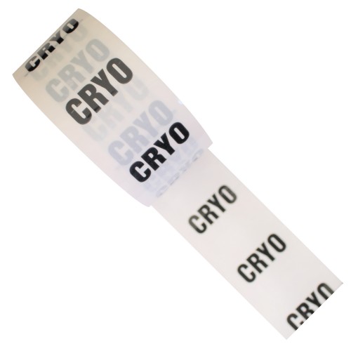 CRYO - White Printed Pipe Identification (ID) Tape