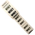 WHEY - White Printed Pipe Identification (ID) Tape