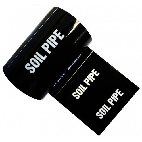 SOIL PIPE - Colour Printed Pipe Identification (ID) Tape