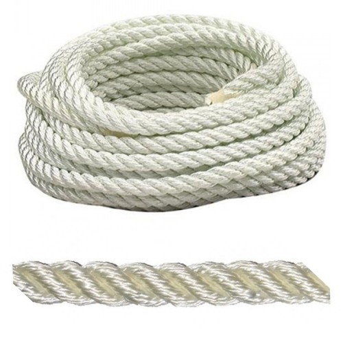 12mm Nylon White Rope (Price per m)