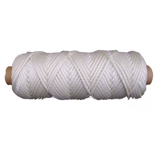 3.5mm Nylon White Braided Nylon Cord/String - 10H