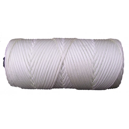 4mm Nylon White Braided Nylon Cord/String - 12H