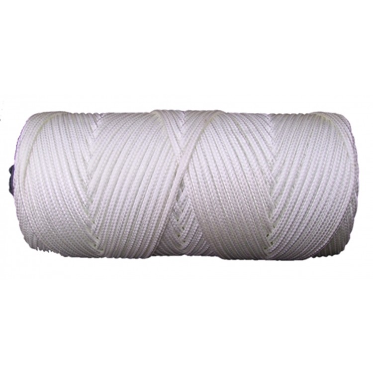 Timko Ltd - 3mm White Braided Nylon Cord x 180m, Braided Nylon Twine