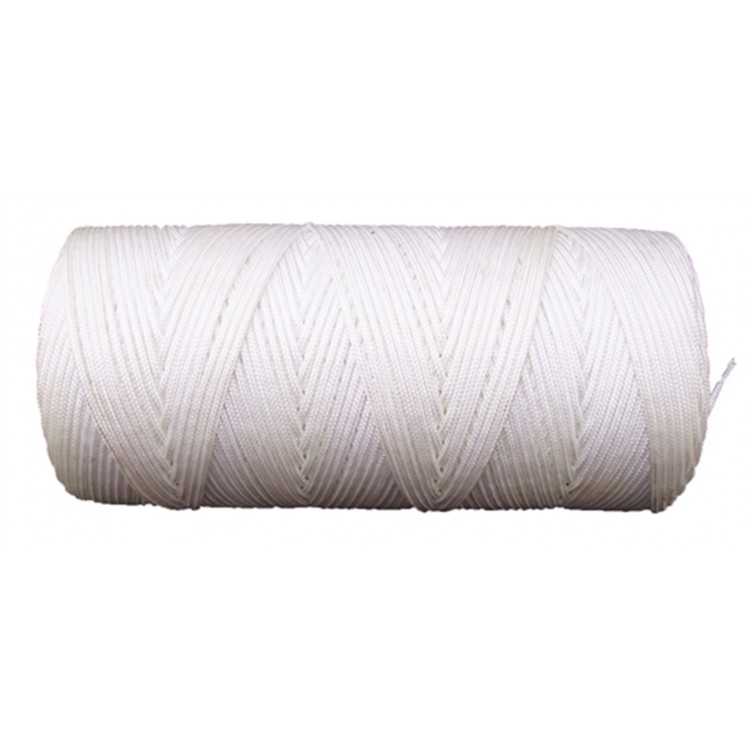 2.5mm Nylon White Braided Nylon Cord/String - 6H- Campbell International  Specialist Tapes.