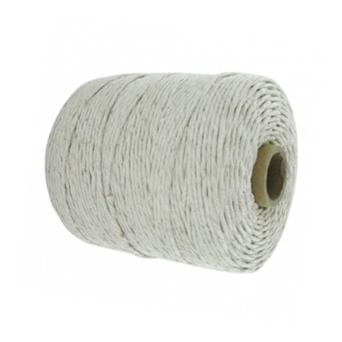 1.5mm Cotton White Natural Twine/String - Size 5 (Pack of 6 x 626m)  500gram reels