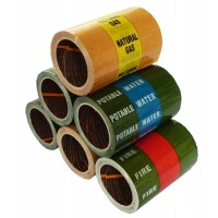 Banded All Weather Pipe ID Tape