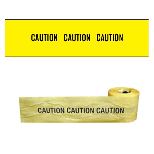 CAUTION CAUTION CAUTION - Premium Detectable Underground Warning Tape