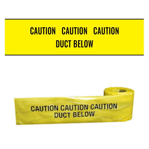DUCT BELOW - Premium Detectable Underground Warning Tape