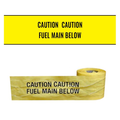 FUEL MAIN BELOW - Premium Detectable Underground Warning Tape