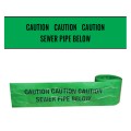 SEWER PIPE BELOW - Premium Detectable Underground Warning Tape