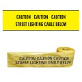 STREET LIGHTING CABLE BELOW - Premium Detectable Underground Warning Tape