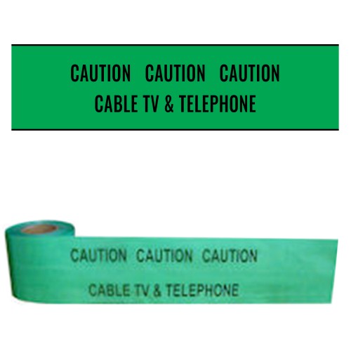 CABLE TV AND TELEPHONE - Premium Underground Warning Tape