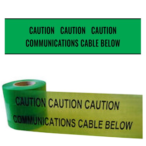 COMMUNICATIONS CABLE BELOW - Premium Underground Warning Tape