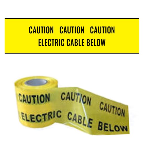 ELECTRIC CABLE BELOW - Premium Underground Warning Tape