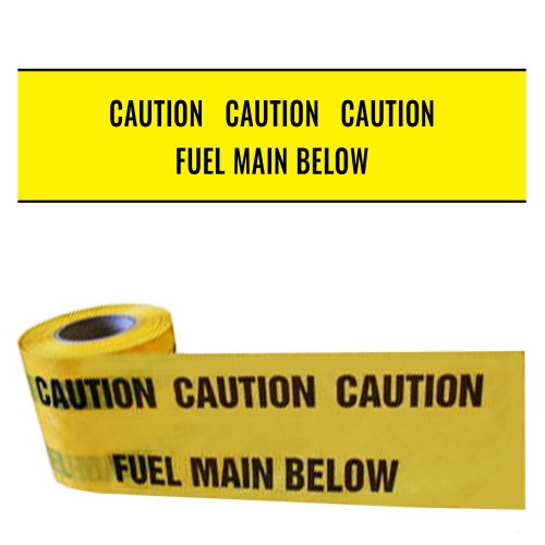 FUEL MAIN BELOW - Premium Underground Warning Tape