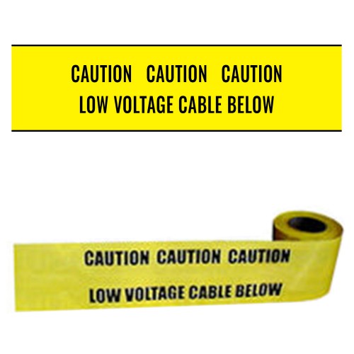 LOW VOLTAGE CABLE BELOW - Premium Underground Warning Tape