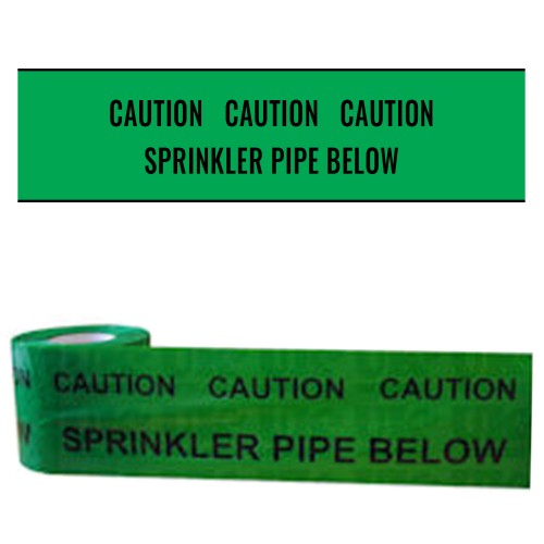SPRINKLER PIPE BELOW - Premium Underground Warning Tape