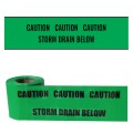 STORM DRAIN BELOW - Premium Underground Warning Tape