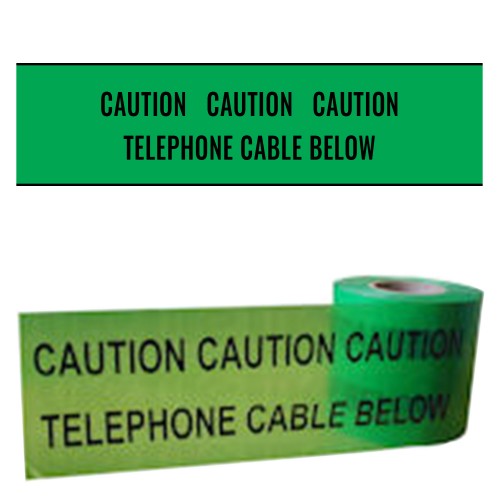 TELEPHONE CABLE BELOW - Premium Underground Warning Tape
