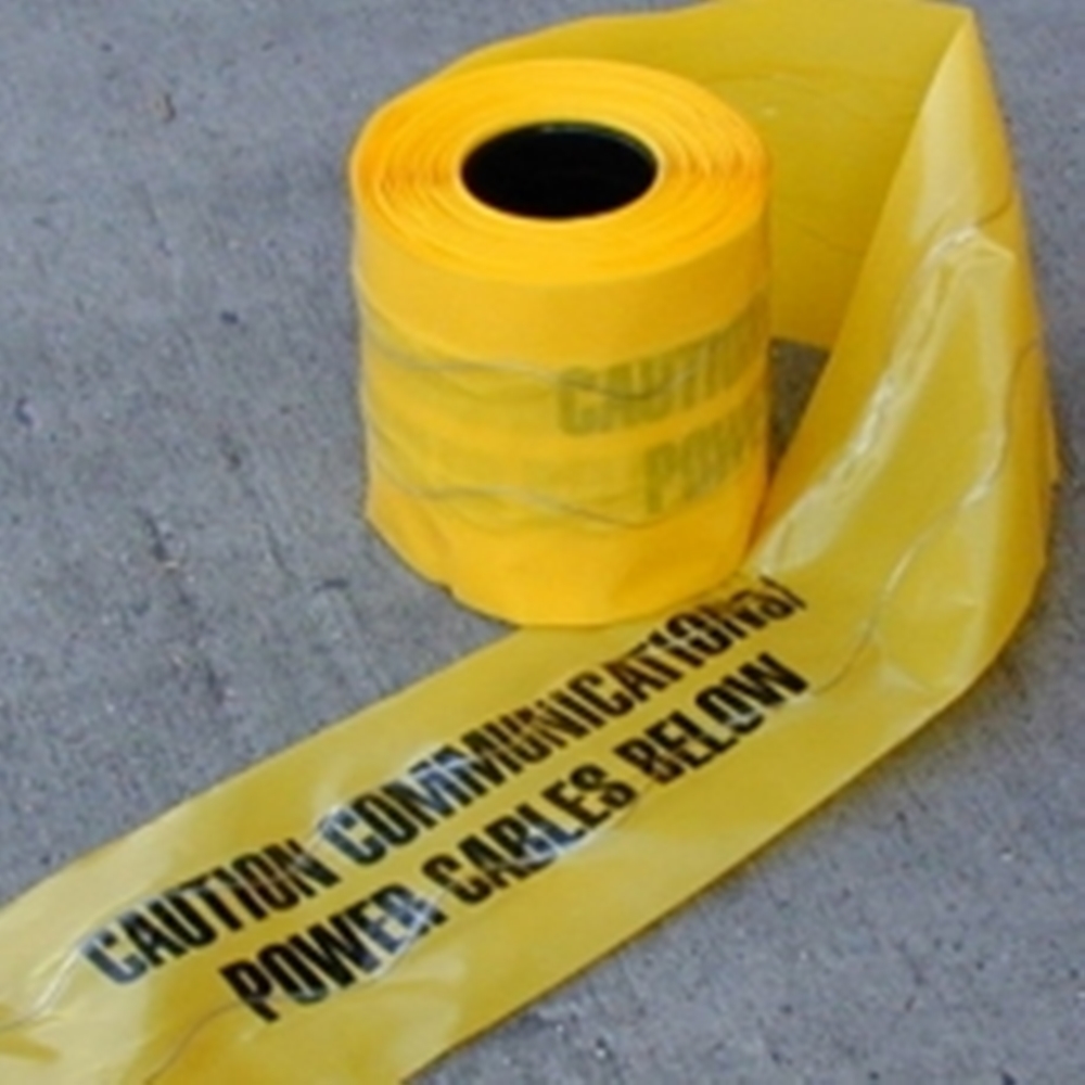 Narrow (50mm) Premium Detectable Underground Warning Tape (Custom Print