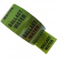 BALLAST WATER - Colour Printed Pipe Identification (ID) Tape