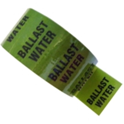 BALLAST WATER - Colour Printed Pipe Identification (ID) Tape