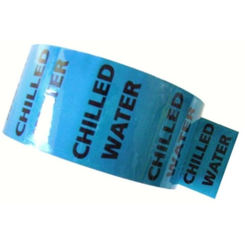CHILLED WATER - Colour Printed Pipe Identification (ID) Tape