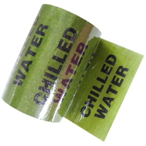 CHILLED WATER - Colour Printed Pipe Identification (ID) Tape