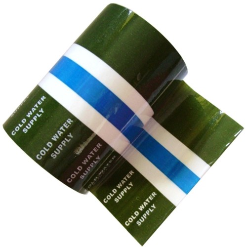 COLD WATER SUPPLY - Banded Pipe ID Tape