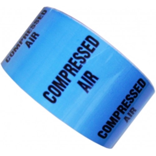 COMPRESSED AIR (50mm) - All Weather Pipe Identification (ID) Tape